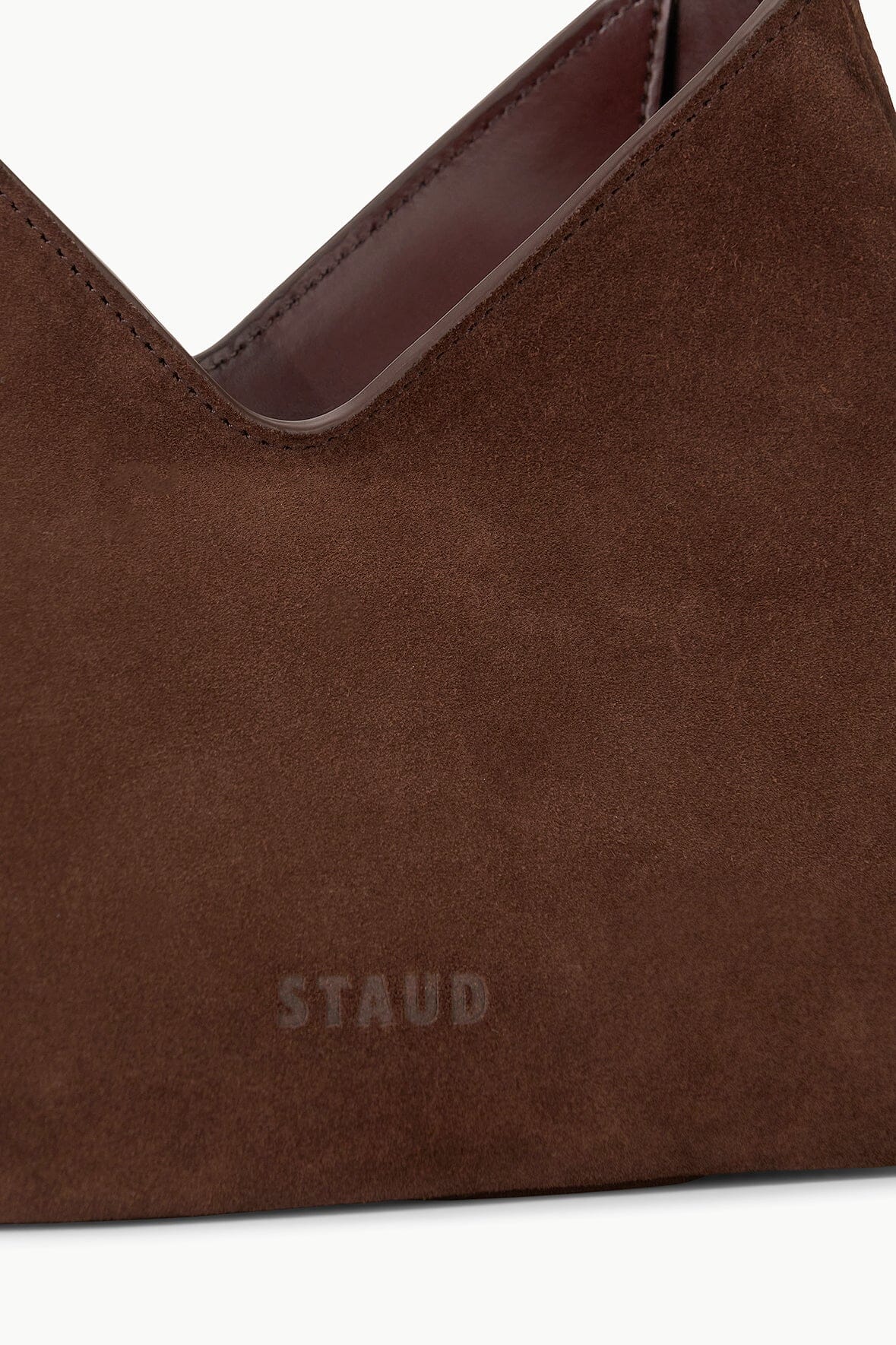 VALERIE SHOULDER BAG | MAHOGANY SUEDE - Image 5