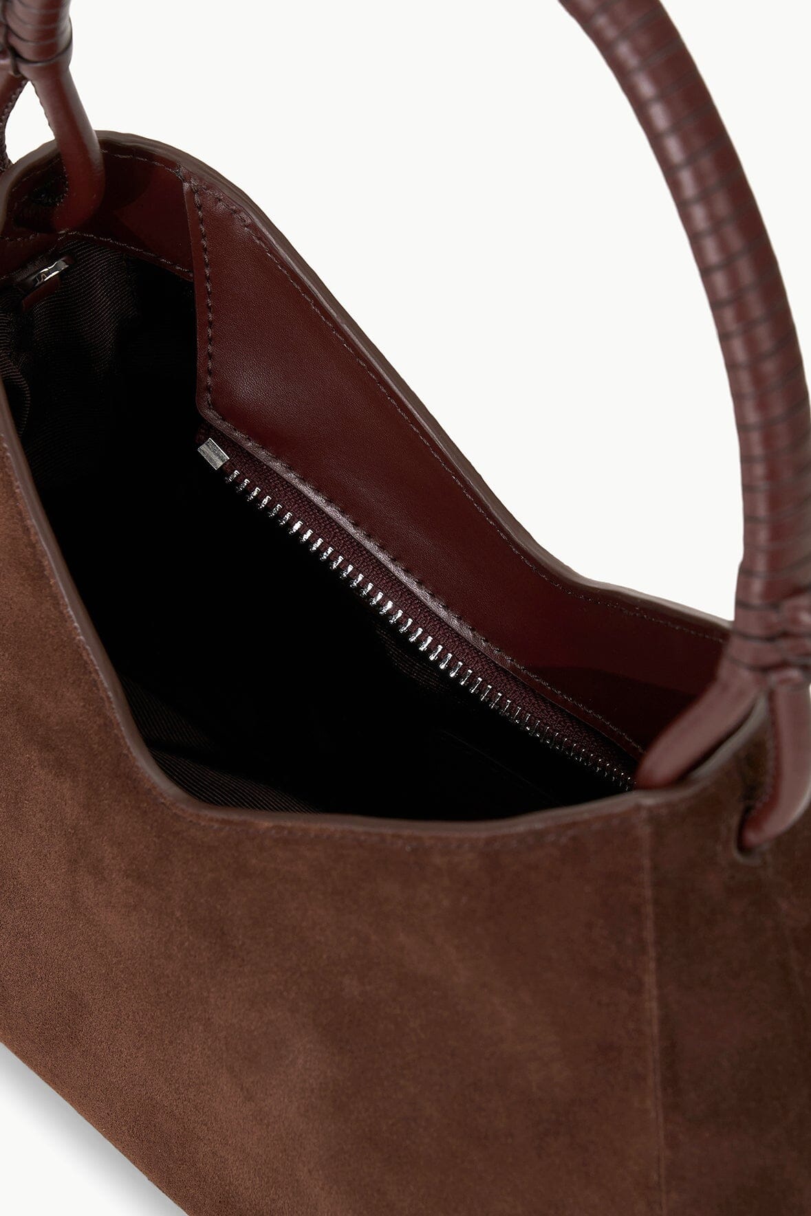 VALERIE SHOULDER BAG | MAHOGANY SUEDE - Image 6