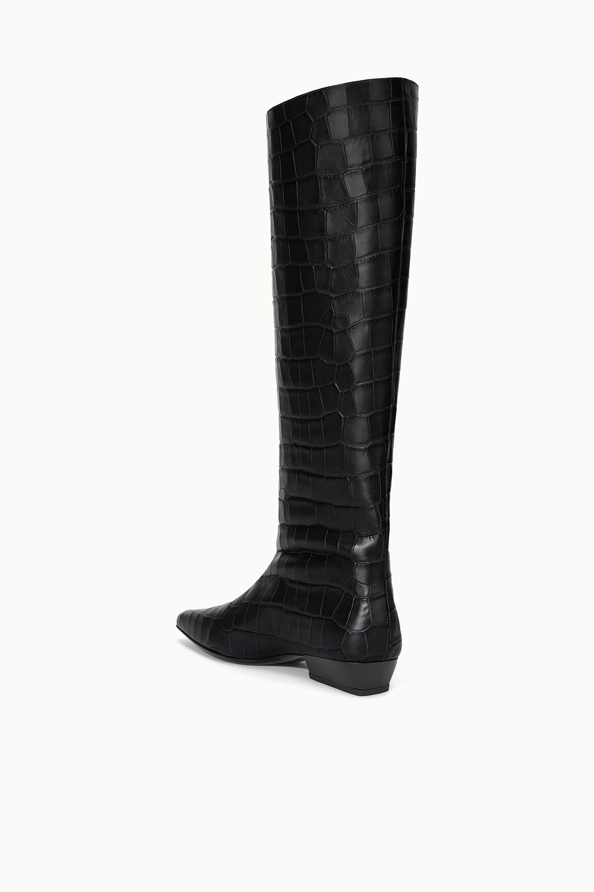 WALLY FLAT BOOT | BLACK CROCO - Image 3