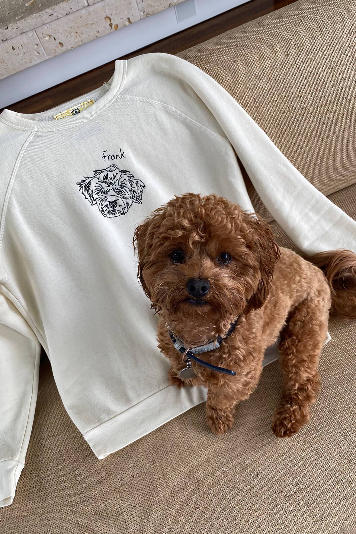 CUSTOM STAUD x C.BONZ SWEATSHIRT | CREAM - Image 8